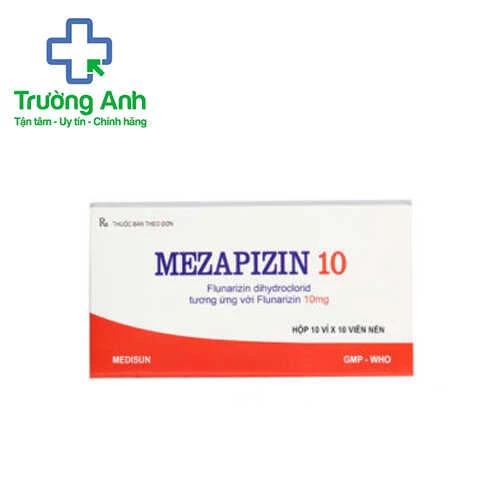 Mezapizin 10 - Thuốc điều trị đau nửa đầu, rối loạn tiền đình