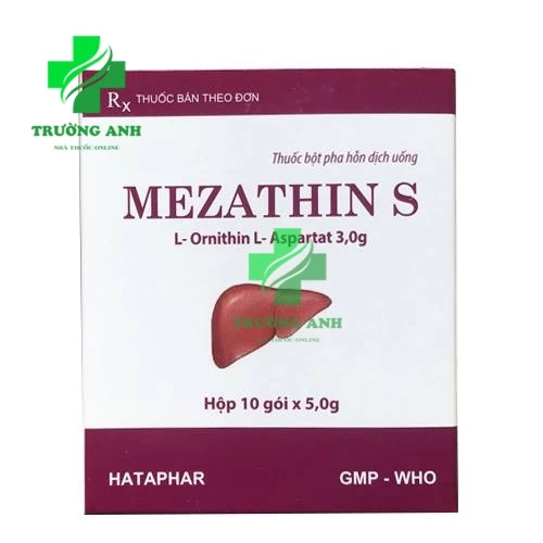 Mezathin s - Trị rối loạn chức năng gan, bệnh gan cấp và mạn tính hiệu quả