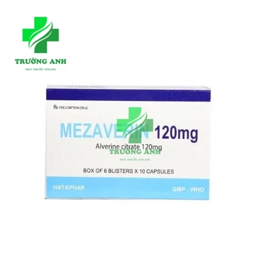 Mezaverin 120mg - Thuốc điều trị co thắt cơ trơn đường tiêu hóa
