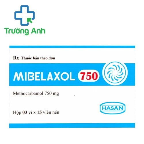 Mibelaxol 750 - Thuốc giảm đau do co thắt cơ, rối loạn cơ xương
