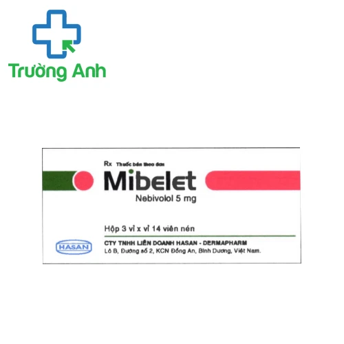 Mibelet 5mg - Thuốc điều trị cao huyết áp của Hasan-Dermapharm