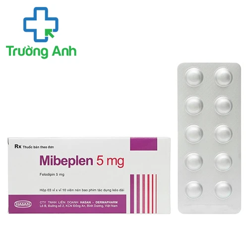 Mibeplen 5mg - Thuốc điều trị cao huyết áp của Hasan-Dermapharm
