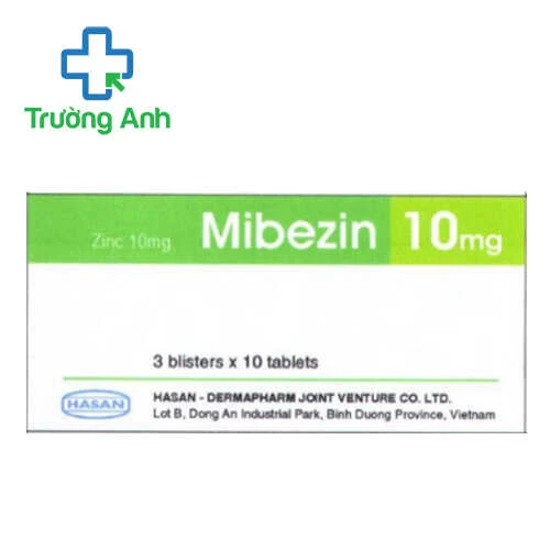 Mibezin 10 - Hỗ trợ điều trị tiêu chảy, giúp bổ sung kẽm hiệu quả