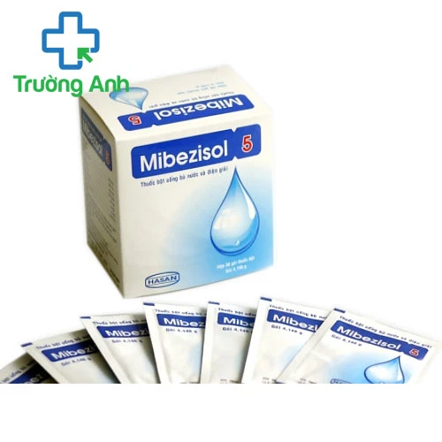Mibezisol 2,5 - Thuốc cung cấp chất điện giải và nước trong tiêu chảy cấp
