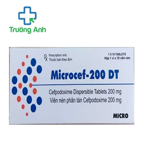 Microcef-200 DT Micro - Thuốc điều trị nhiễm khuẩn đường hô hấp