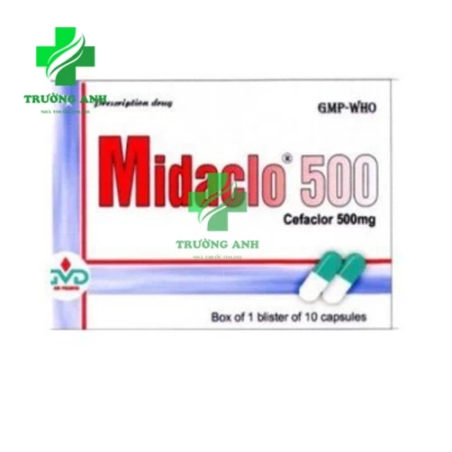 Midaclo 500 - Thuốc điều trị viêm xoang cấp, viêm họng hiệu quả