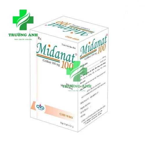 Midanat 100 - Thuốc điều trị nhiễm khuẩn nhẹ đến vừa