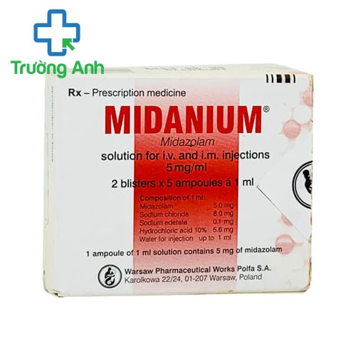 Midanium - Thuốc dẫn mê, duy trì mê rất hiệu quả của Ba Lan