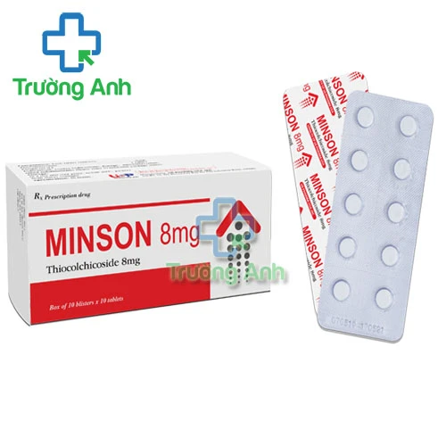 Minson 8mg - Thuốc điều trị co cứng cơ cấp tính hiệu quả