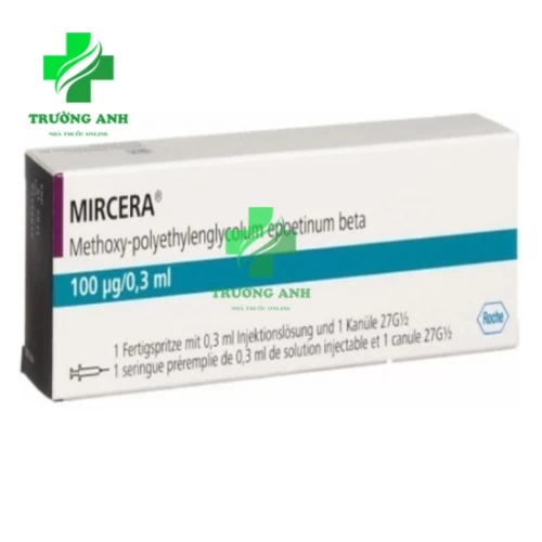 Mircera 100mcg - Thuốc điều trị thiếu máu do suy thận hiệu quả