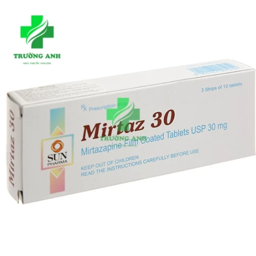 Mirtaz 30 Sun Pharma - Điều trị chứng trầm cảm hiệu quả của Ấn Độ