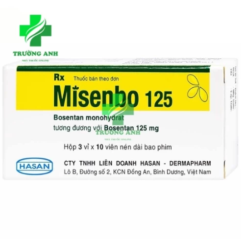 Misenbo 125 - Thuốc điều trị tăng huyết áp động mạch phổi 