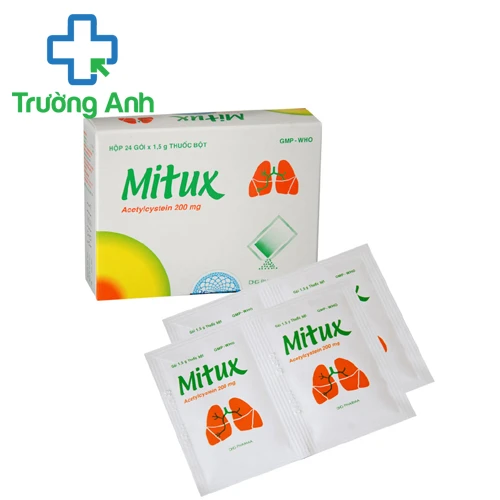 Mitux 200mg - Thuốc điều trị viêm đường hô hấp của DHG Pharma