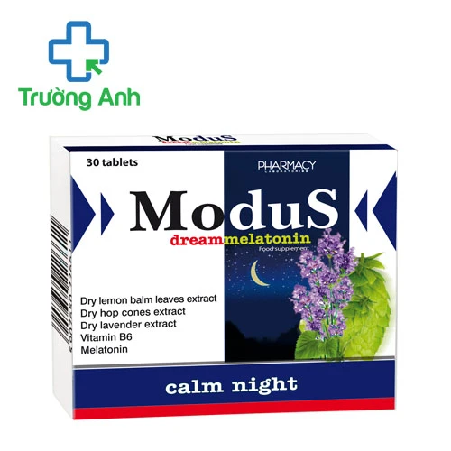 Modus Dream Melatonin Pharmacy - Hỗ trợ ngủ ngon, ngủ sâu giấc