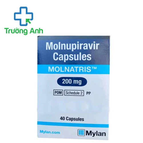 Molnatris 200mg (Molnupiravir) Mylan - Trị bệnh coronavirus