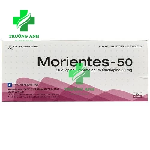 Morientes-50 - Thuốc điều trị tâm thần phân liệt hiệu quả