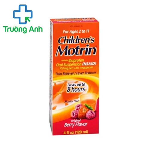 MOTRIN® CHILDREN SUSPENSION - Giúp giảm đau, hạ sốt hiệu quả