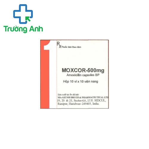Moxcor-500mg - Thuốc điều trị nhiễm khuẩn của Ấn Độ