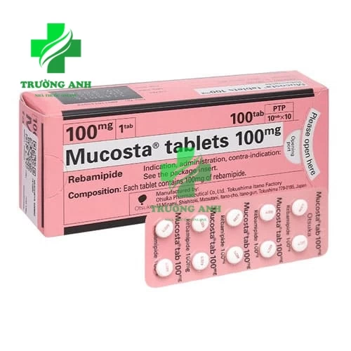 Mucosta Tablets 100mg -Thuốc điều trị viêm loét dạ dày hiệu quả