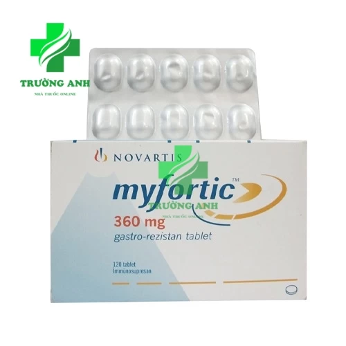 Myfortic 360mg Novartis - Thuốc dự phòng sự thải loại mảnh ghép cấp tính 