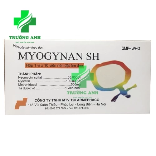 Myogynan SH Armephaco - Điều trị viêm nhiễm âm đạo hiệu quả