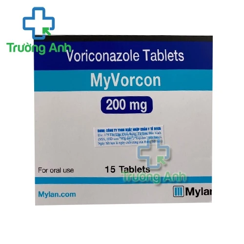 MyVorcon 200mg Mylan - Điều trị và phòng ngừa nhiễm nấm