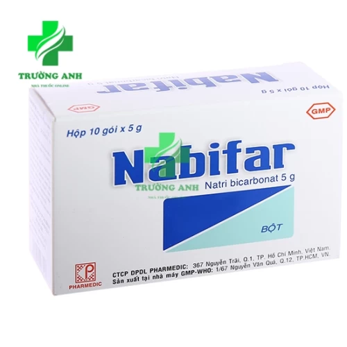 Nabifar - Giúp vệ sinh vùng kín, giảm tiết mồ hôi hiệu quả