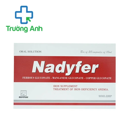 Nadyfer - Thuốc điều trị thiếu máu của Nadyphar