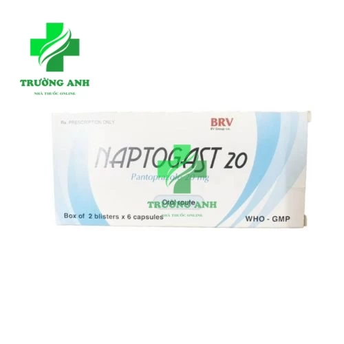 Naptogast 20 - Thuốc điều trị trào ngược dạ dày, thực quản 