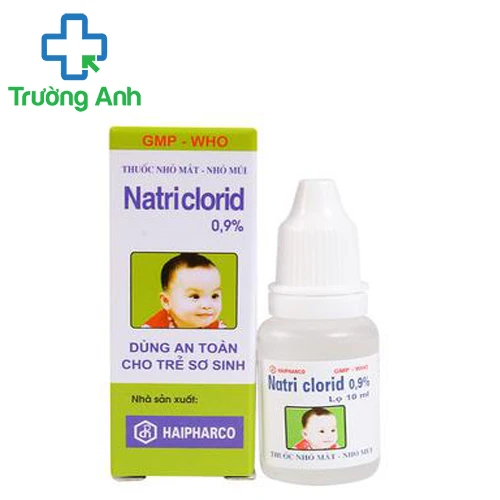 Natri clorid 0,9% Haipharco - Dung dịch thuốc nhỏ mắt, mũi hiệu quả