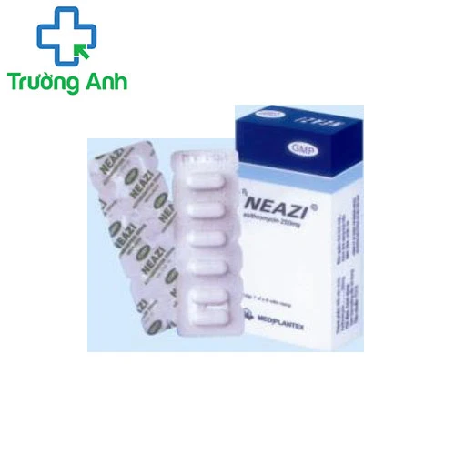 Neazi 250mg Mediplantex (viên) - Thuốc trị nhiễm khuẩn hiệu quả