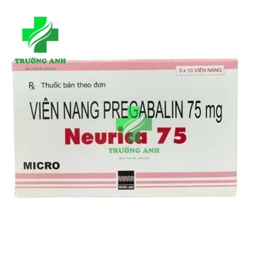 Neurica 75mg - Thuốc điều trị bệnh về thần kinh hiệu quả