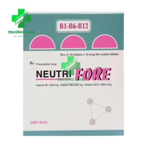 Neutrifore - Điều trị thiếu máu do dinh dưỡng hiệu quả