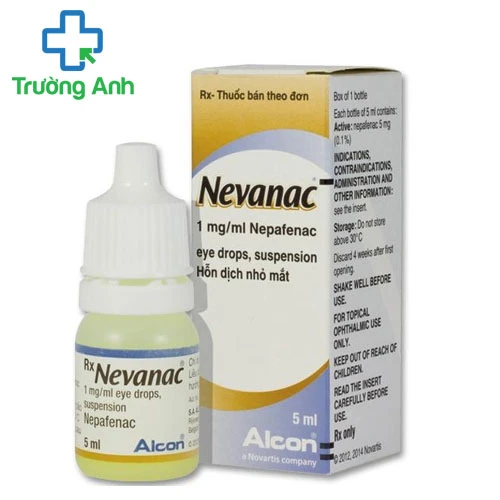 NEVANAC 1MG/ML  - Thuốc giảm đau mắt sau phẫu thuật hiệu quả