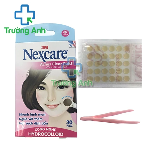 Nexcare acne patch thinner - Miếng dán mụn chuyên dụng 18 miếng