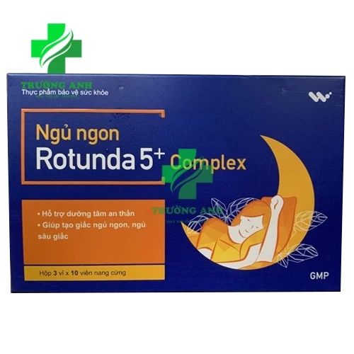 Ngủ ngon Rotunda 5+ Complex HD Pharma - Giúp dưỡng tâm, an thần