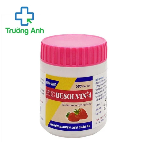Nic Besolvin-4 - Điều trị rối loạn dịch tiết của phế quản hiệu quả