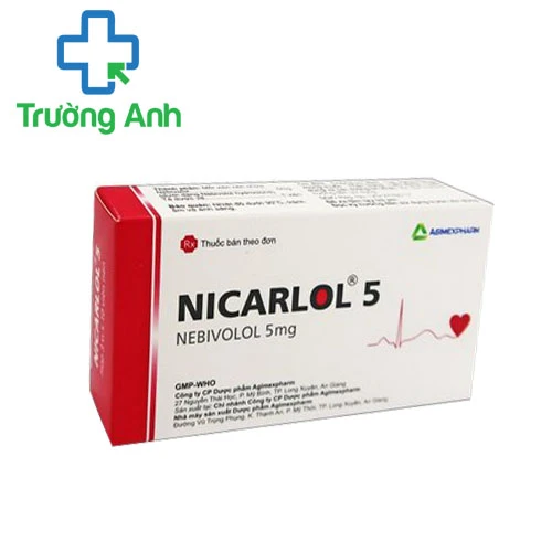 NICARLOL 5 - Thuốc điều trị tăng huyết áp vô căn hiệu quả