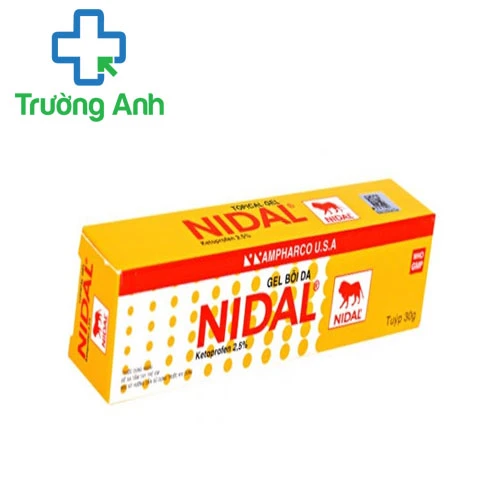NIDAL (Gel bôi da) - Thuốc bôi da chống viêm giảm đau hiệu quả