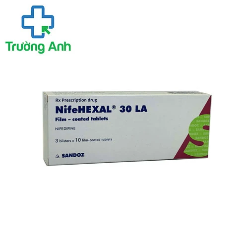 NifeHexal 30 LA - Thuốc điều trị tăng huyết áp nặng hiệu quả