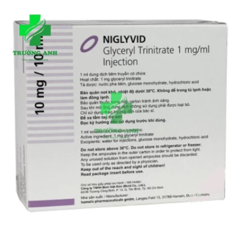 Niglyvid - Điều trị suy tim sung huyết hiệu quả của Đức