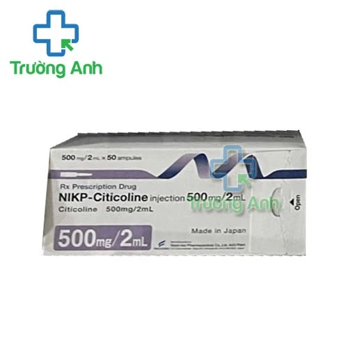 NIKP-Citicolin injection 500mg/2ml Nichi-Iko - Thuốc điều trị tai biến