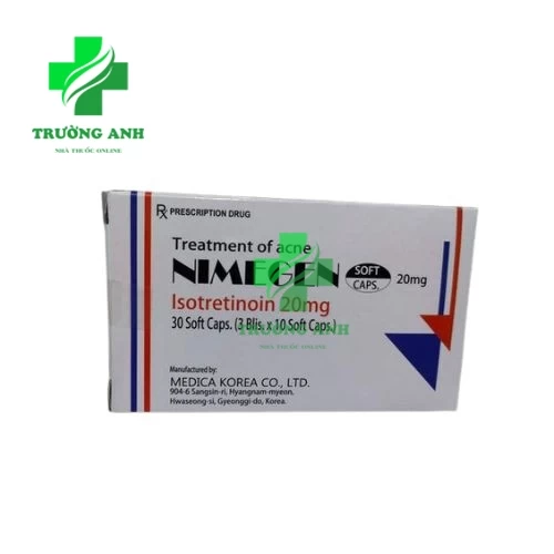 Nimegen 10mg - Thuốc điều trị mụn trứng cá nặng của Hàn Quốc