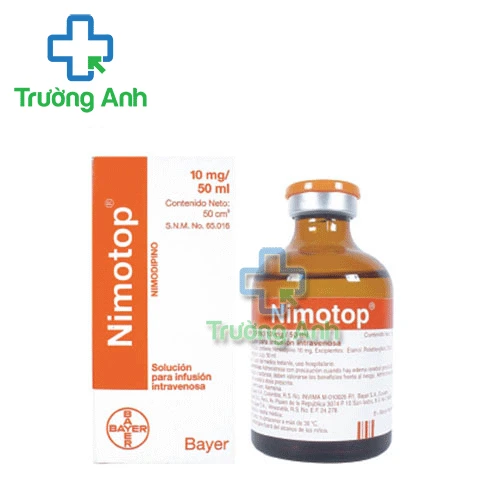 Nimotop 10mg/50ml Bayer - Phòng và trị thiếu máu cục bộ thần kinh