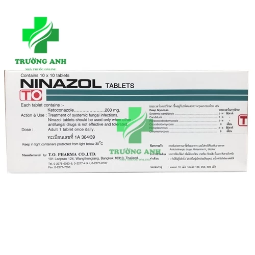 Ninazol Tablets - Thuốc điều trị nhiễm nấm Candida niêm mạc