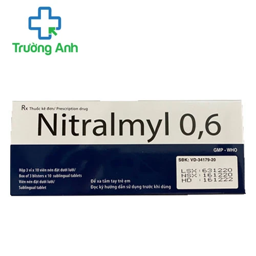 Nitralmyl 0.6mg - Thuốc điều trị suy tim sung huyết hiệu quả