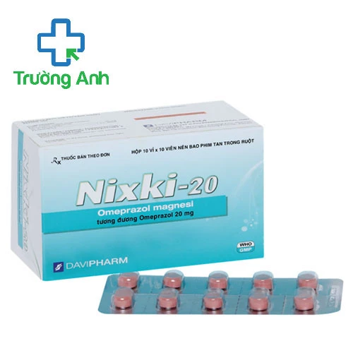 Nixki-20 - Thuốc điều trị viêm loét dạ dày tá tràng hiệu quả