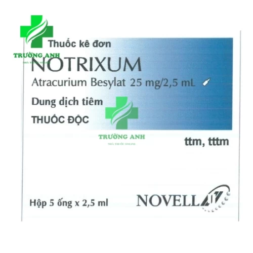 Notrixum - Hỗ trợ gây mê toàn thân hiệu quả của Indonesia