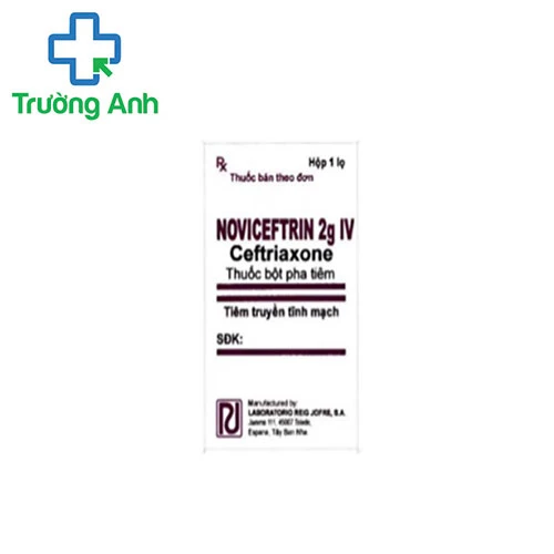 Noviceftrin 2g IV - Điều trị nhiễm khuẩn hiệu quả của Tây Ban Nha