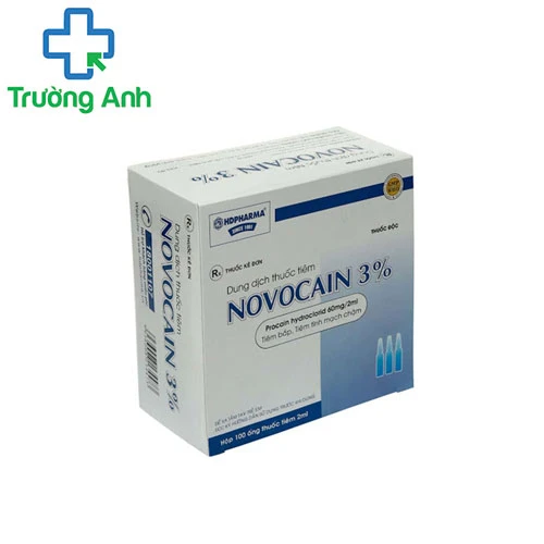 Novocain 3% Hdpharma - Thuốc gây tê, gây mê hiệu quả